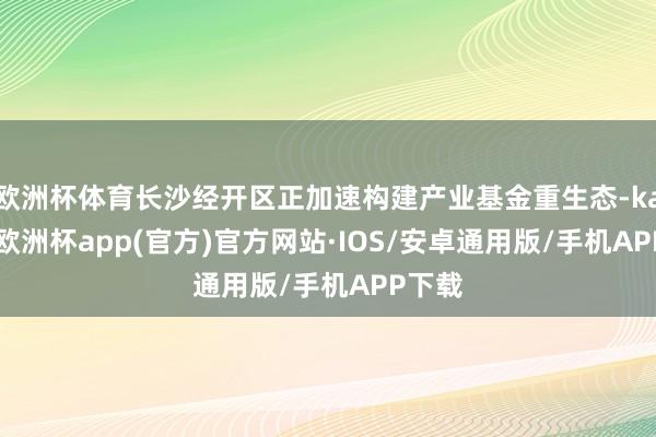 欧洲杯体育长沙经开区正加速构建产业基金重生态-kaiyun欧洲杯app(官方)官方网站·IOS/安卓通用版/手机APP下载