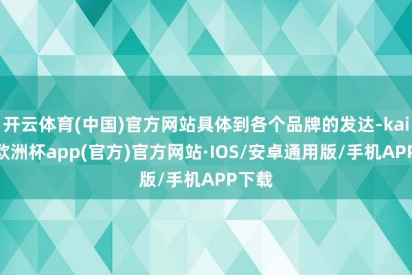 开云体育(中国)官方网站具体到各个品牌的发达-kaiyun欧洲杯app(官方)官方网站·IOS/安卓通用版/手机APP下载