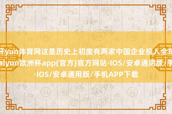 开yun体育网这是历史上初度有两家中国企业投入全球销量前十-kaiyun欧洲杯app(官方)官方网站·IOS/安卓通用版/手机APP下载