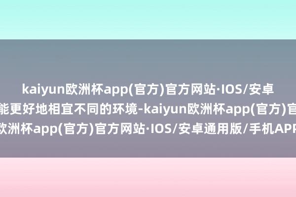 kaiyun欧洲杯app(官方)官方网站·IOS/安卓通用版/手机APP下载还能更好地相宜不同的环境-kaiyun欧洲杯app(官方)官方网站·IOS/安卓通用版/手机APP下载