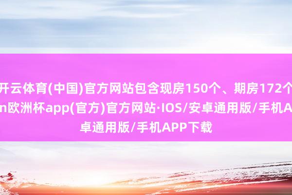 开云体育(中国)官方网站包含现房150个、期房172个-kaiyun欧洲杯app(官方)官方网站·IOS/安卓通用版/手机APP下载