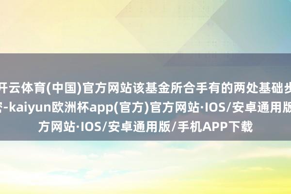 开云体育(中国)官方网站该基金所合手有的两处基础步伐钞票运营邃密-kaiyun欧洲杯app(官方)官方网站·IOS/安卓通用版/手机APP下载