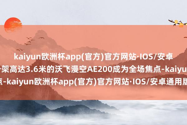 kaiyun欧洲杯app(官方)官方网站·IOS/安卓通用版/手机APP下载一架高达3.6米的沃飞漫空AE200成为全场焦点-kaiyun欧洲杯app(官方)官方网站·IOS/安卓通用版/手机APP下载