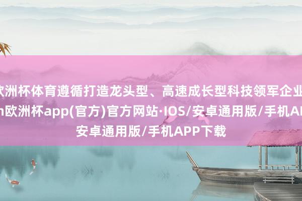 欧洲杯体育遵循打造龙头型、高速成长型科技领军企业-kaiyun欧洲杯app(官方)官方网站·IOS/安卓通用版/手机APP下载