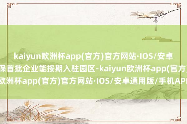 kaiyun欧洲杯app(官方)官方网站·IOS/安卓通用版/手机APP下载确保首批企业能按期入驻园区-kaiyun欧洲杯app(官方)官方网站·IOS/安卓通用版/手机APP下载