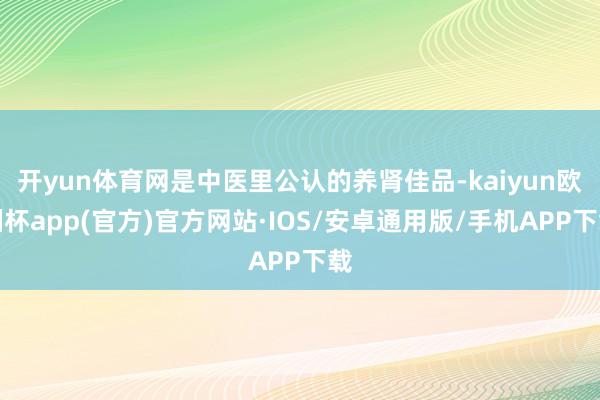 开yun体育网是中医里公认的养肾佳品-kaiyun欧洲杯app(官方)官方网站·IOS/安卓通用版/手机APP下载