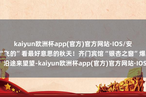 kaiyun欧洲杯app(官方)官方网站·IOS/安卓通用版/手机APP下载打“飞的”看最好意思的秋天!齐门宾馆“银杏之窗”爆红,沿途来望望-kaiyun欧洲杯app(官方)官方网站·IOS/安卓通用版/手机APP下载