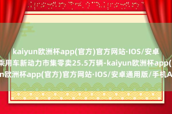 kaiyun欧洲杯app(官方)官方网站·IOS/安卓通用版/手机APP下载乘用车新动力市集零卖25.5万辆-kaiyun欧洲杯app(官方)官方网站·IOS/安卓通用版/手机APP下载