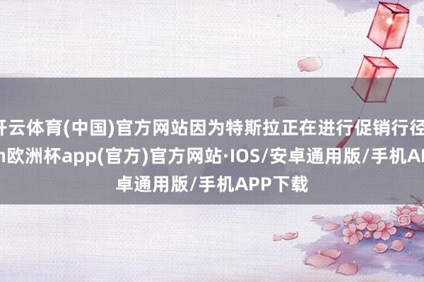 开云体育(中国)官方网站因为特斯拉正在进行促销行径-kaiyun欧洲杯app(官方)官方网站·IOS/安卓通用版/手机APP下载