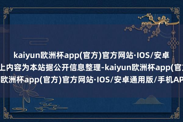 kaiyun欧洲杯app(官方)官方网站·IOS/安卓通用版/手机APP下载以上内容为本站据公开信息整理-kaiyun欧洲杯app(官方)官方网站·IOS/安卓通用版/手机APP下载