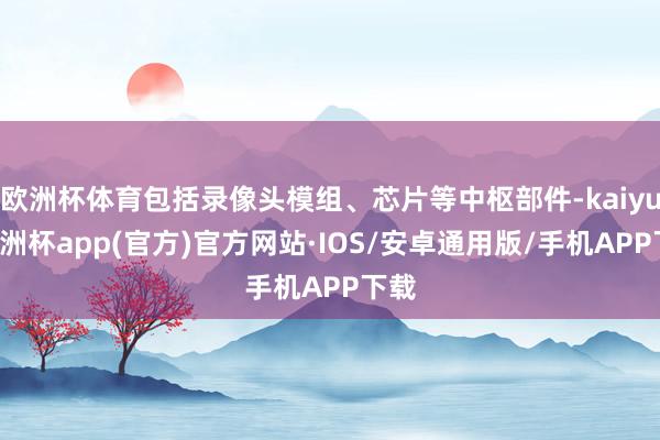 欧洲杯体育包括录像头模组、芯片等中枢部件-kaiyun欧洲杯app(官方)官方网站·IOS/安卓通用版/手机APP下载