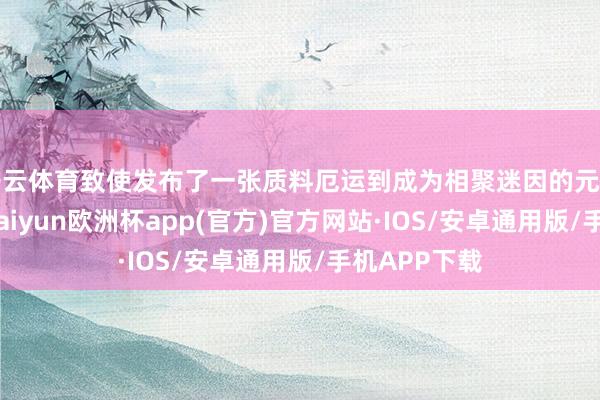 开云体育致使发布了一张质料厄运到成为相聚迷因的元六合自拍时-kaiyun欧洲杯app(官方)官方网站·IOS/安卓通用版/手机APP下载
